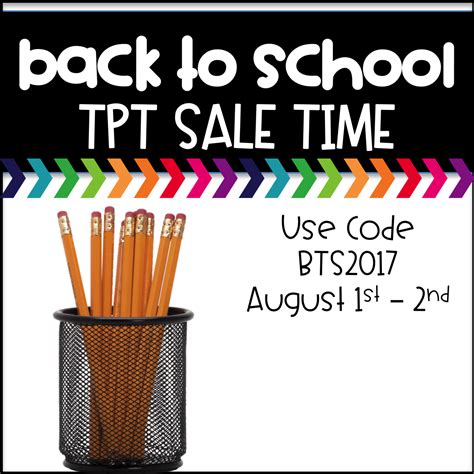 Tpt sale - During the sitewide sale, Teachers Pay Teachers also offers a sale code for an additional 5% off! With that code, the bundle would become 25% off–bringing it down to $22.49. All of a sudden you’ve purchased $34.89 in resources for only $22.49! For this reason, I almost always buy a bundle.